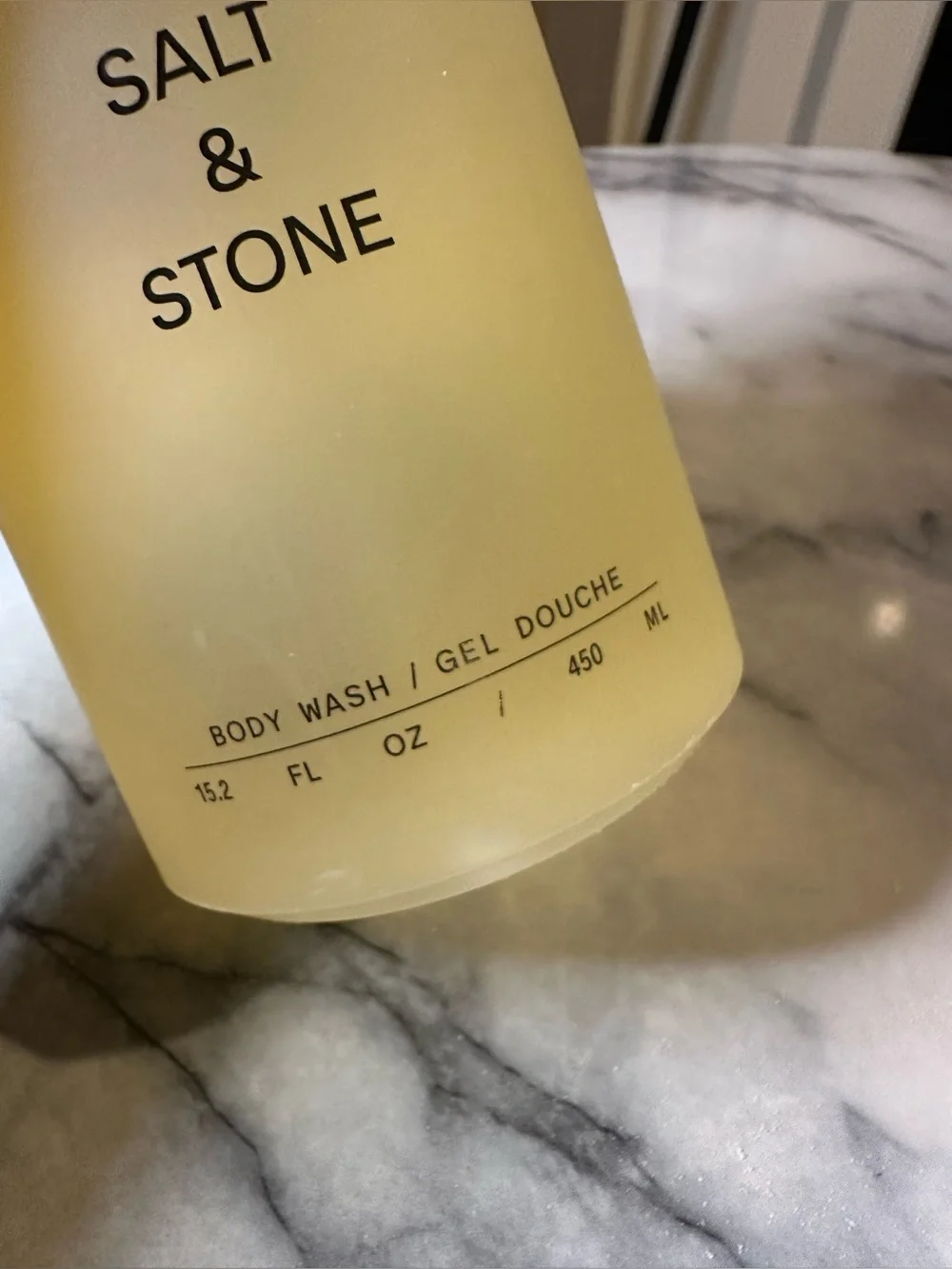 Salt and Stone Bergamot & Hinoki Yellow Body Wash